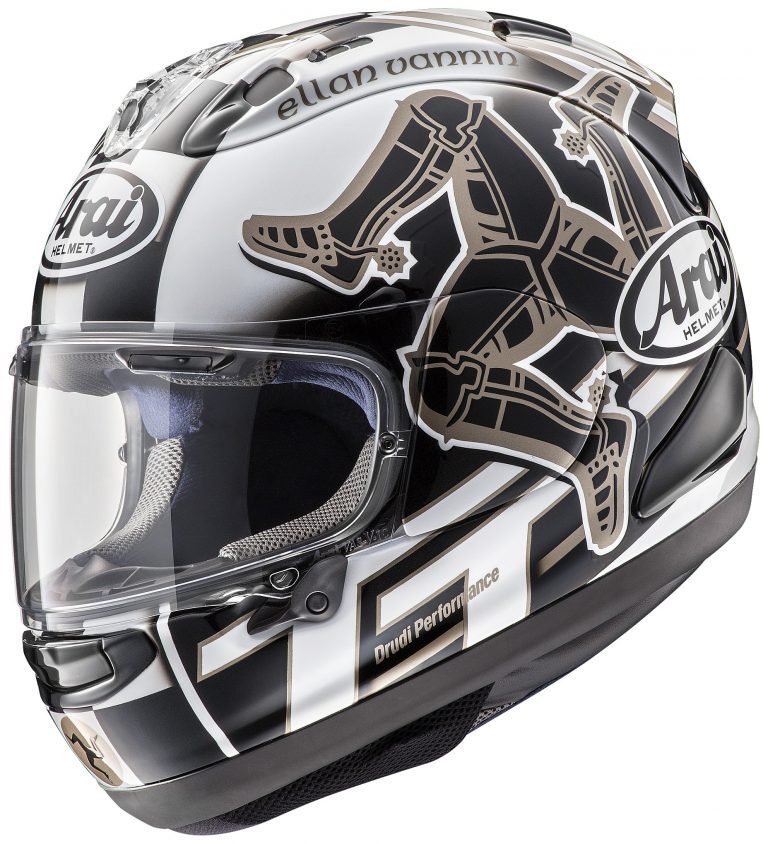 The Arai RX7V IOM TT 2017 LIMITED EDITION ZA Bikers