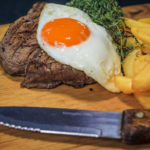 Steak, Egg and Chips