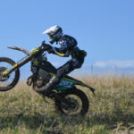 Heinrich Aust pushing the limit in Bathurst.