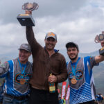 Bronze Podium, Rory Gower (middle), Pieter Holl (left) and Jukka Holl (right)