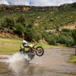 Heinrich Aust making a splash at the Time Trial of the Motul Roof of Africa, by ZCMC