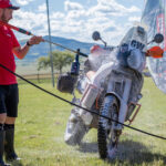 Motul sponsored bike wash was kept busy and ensured the riders had clean and well-oiled machines at the start of everyday, by Kevin Sanders Disruptive Intent