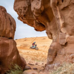 Amazing scenery as participants make their way to the finish each day during the Dakar Rally 2023,Charan Moore #40