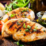 Marinated,Grilled,Healthy,Chicken,Breasts,Cooked,On,A,Summer,Bbq