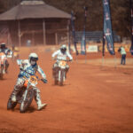 Kicking up some dust as riders hit the dirt track, 2019 Stofskop taken by ZCMC