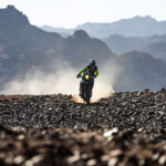 Harith Noah, Sherco Factory powered by Motul, during the Stage 10 of the Dakar Rally 2024, image by Motul