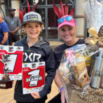 Rayden & Moto Mom Chrisna Woolls receiving their awards, Rayden got the red plate as he’s currently the Northern Regions 65CC champ