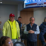 MS Promoters Tony Barbosa (in yellow) shares the rules and safety tips ahead of the Sons of Thunder Mustang Tour, image supplied by Motul