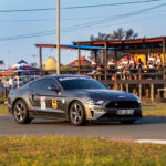 One of the mustangs on the track during the Sons of Thunder Mustang Tour, image supplied by Saydi Barbosa of MS Promoters