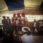 Community Deputy Thethuoe ‘T’ Lelakane in his Motul Bike Wash Extreme Clean shirt (left), introduces manager Craig Kruger (middle) and Brendon Venter (right)